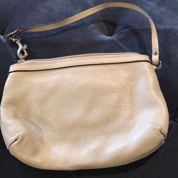 Gray/taupe coach mini bag 7.5L 5.5H - Picture 5 of 5
